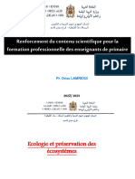 علم البيئة Renforcement en Science