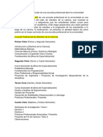 Como Es El Mapa Curricular de Una Escuela Profesional Deen La Universidad