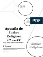 Apostila Ensino Religioso 6 Ano 3 Bimestre