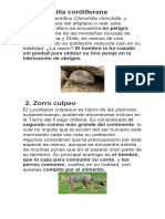 Animales en Peligro de Extinción