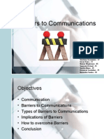 Barriers To Communication