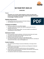 Naao Film Fest Guidelines