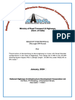 Ministry of Road Transport & Highways, (Govt. of India) : Request For Proposal