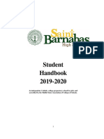 ST Barnabas High School - StudentHandbook2019-2020