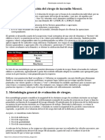 Metodologías Evaluación de Riesgos