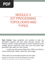 IoT Module 3 IoT Processing Topologies and Types