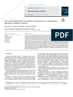 Green Spectrophotometric Methods For Determination of A Mo - 2021 - Microchemica