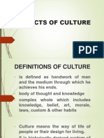 Aspects of Culture