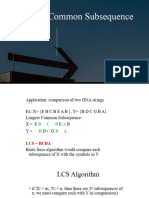 Longest Common Subsequence