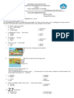 Soal Sas Bahasa Inggris KLS 4