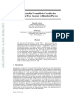 An Explainable Probabilistic Classifier For Categorical Data Inspired To Quantum Physics