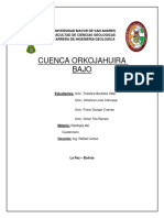 Informe Cuaternario Orkojahuira Bajo