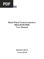 BIOBASE Hand Wheel Vertical Autoclave BKQ-B150 200 User Manual