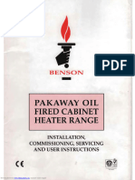 Workshop Heater Ah150 Parkway Oil Fired Heater Manual