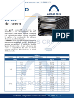 Perfil Solera - Aceros Crea