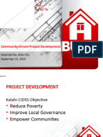 KC NCDDP Roll-Out Pre-Deployment Training For Acts: Hotel Del Rio, Iloilo City September 22, 2014