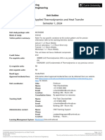 MCEN3000 Applied Thermodynamics and Heat Transfer Semester 1 2024 Bentley Perth Campus INT