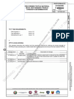 Pre-Formed Textile Material Mats: Mat Bonding Tensile Strength Determination Performance Standard