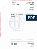 ABNT NBR 14534-Torneira