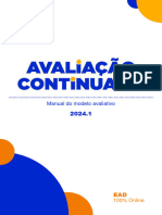 Manual Da Avaliação Continuada EAD - 100 Online - v2