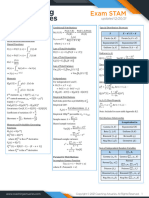 Stam Formula Sheet