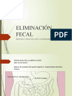 Patron de Eliminacion Fecal