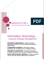 Lecture 4 Achiving Strategy Through Technology