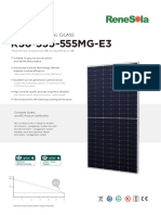 Data Sheet Renesola 555W RS6 - E3