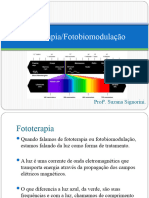 Fototerapia Fotobiomodulação