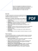 4TA. SEMANA. Ensayo "Los Seguros Comerciales"