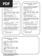 Quiz Inteligencia Tercero