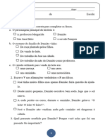 Ficha de Leitura o Menino Que Entrega Leite