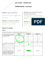 Sujet Brevet Blanc 2024 Correction