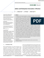 Bus Strat Env - 2020 - Shao - Environmental Regulation and Enterprise Innovation A Review