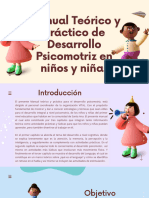 Presentación - Manual Téorico y Práctica de Desarrollo Psicomotriz en Niños y Niñas