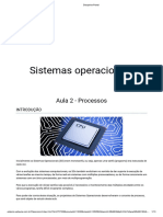 Sistemas Operacionais: Aula 2 - Processos