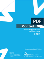 Control de Abreviaturas Peligrosas 2022