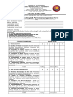 JOB Perfomance Appraisal