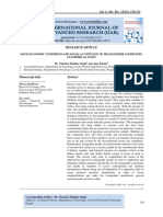 Socio-Economic Conditions and Social Acceptance of Transgender Community: An Empirical Study