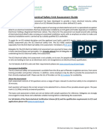 ECS Electrical Safety Unit Assessment Guide 2023 06