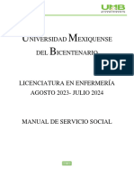 Manual Académico de Servicio Social Enfermeria Agosto 2023-1