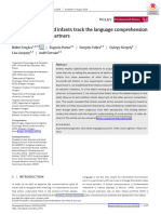 Fourteen-Month-Old Infants Track The Language Comprehension of Communicative Partners