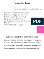 Unit I. Business Analytics Basics