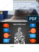 PAIN Management in Adult AND GERIATRIC 2024