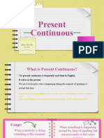 Present Continuous