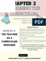 Chapter 2 Designing The Curriculum