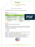 11.10 Cell Cycle and Cell Division