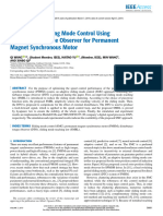 An Improved Sliding Mode Control Using Disturbance Torque Observer For Permanent Magnet Synchronous Motor