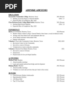 Weebly Resume