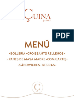 Menu Bakery